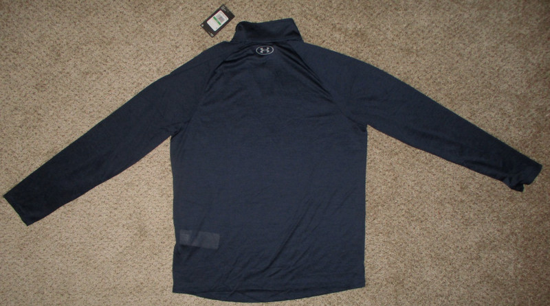 Under Armour UA Tech 2.0 1/2 Zip Pullover Shirt L Loose Fit Mock Long Sleeves gallery