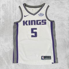 Nike De’Aaron Fox #5 Sacramento Kings Swingman Jersey White Medium NBA