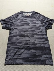 Starter Performance Urban Abstract Black Gray Camo Workout Gym Shirt Men’s 2XL