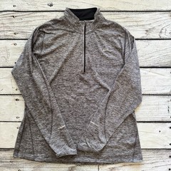 Nike Running Dri-FIT Element 1/2 Zip Pullover XXL Gray Thumbholes Sleeves Jacket