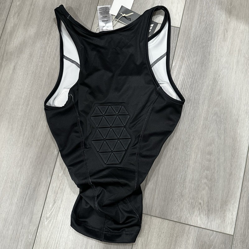 $80 Adidas MENS SIZE L Aeroready Black Padded Basketball Tank IM3592 NEW! gallery