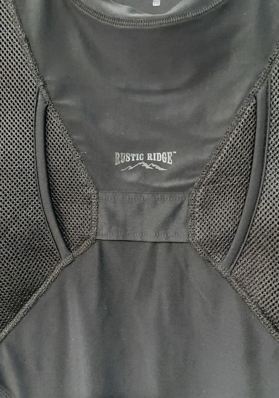 NWT RUSTIC RIDGE Black Tactical Base Layer Concealed Carry Shirt Mens Size Large gallery