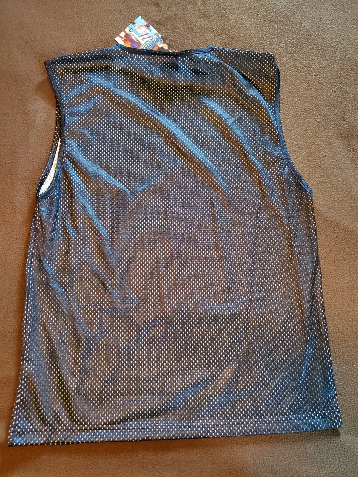 Vintage 90s Franklin Sports Mesh Basketball Jersey Black Mens Medium NEW NWT gallery