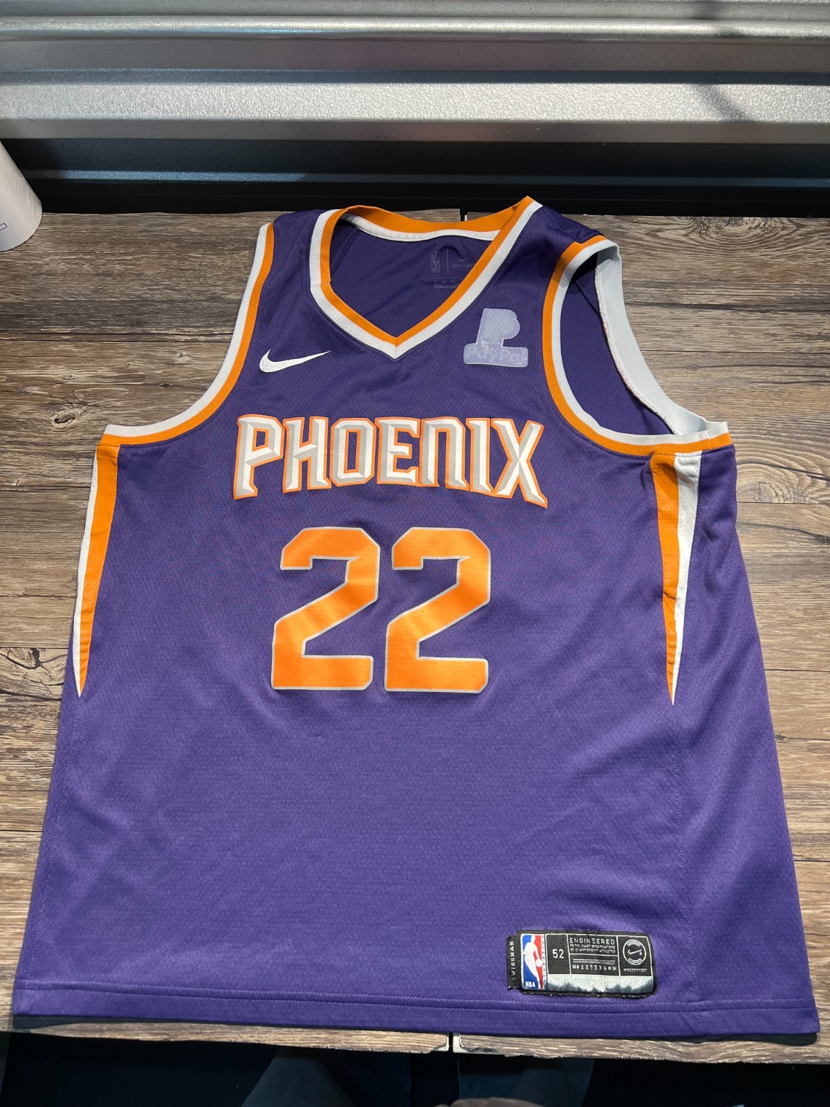 Nike Phoenix Suns Ayton 22 Jersey Men XL Purple Dri Fit NBA Basketball gallery