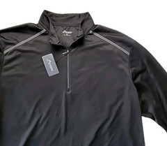 New Paragon Performance 1/4-Zip Golf Pullover Men’s 3XL Black Moisture-Wick NWT