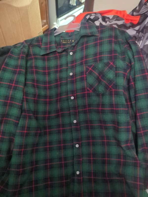 Green Black And Red Activa Flannel Sports Incorporated Xxl gallery