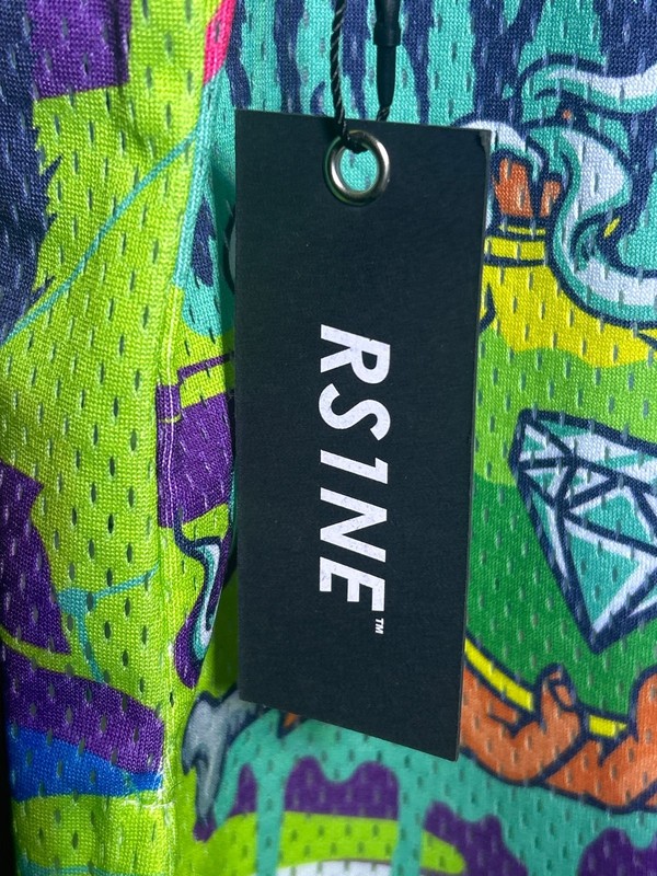 RS1NE basketball tank top size large new with tags night, terra graffiti all ove gallery