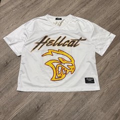Dodge Hellcat Reason Sports Jersey Mens Large White Mesh Limited Edition DG-151