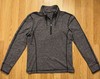 Lululemon Pullover Men’s Athleisure 1/4 Zipped Long Sleeve Black Gray Size M gallery