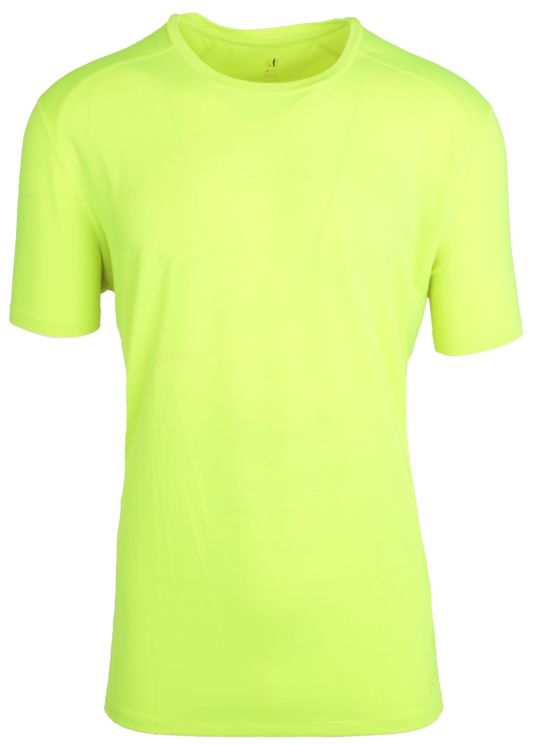 H&M SPORT men's short sleeve functional shirt T-shirt round neck size XL neon yellow gallery