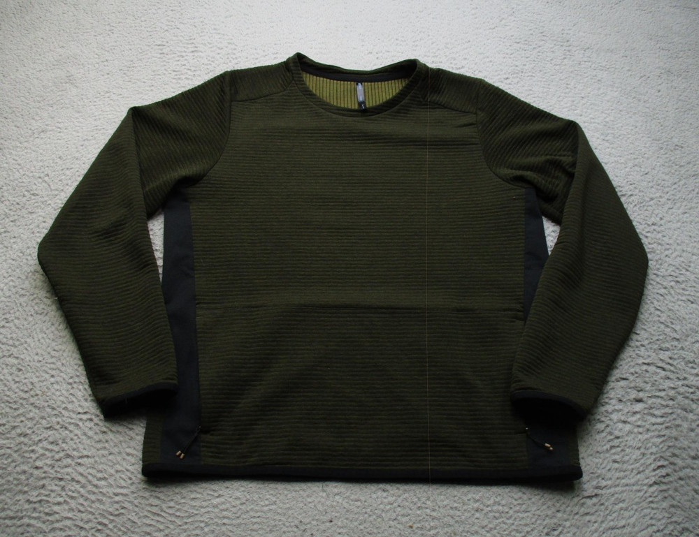 REI Co-op Shirt Mens L Green Active Persuits Grid Fleece Performance Hiking