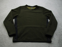 REI Co-op Shirt Mens L Green Active Persuits Grid Fleece Performance Hiking