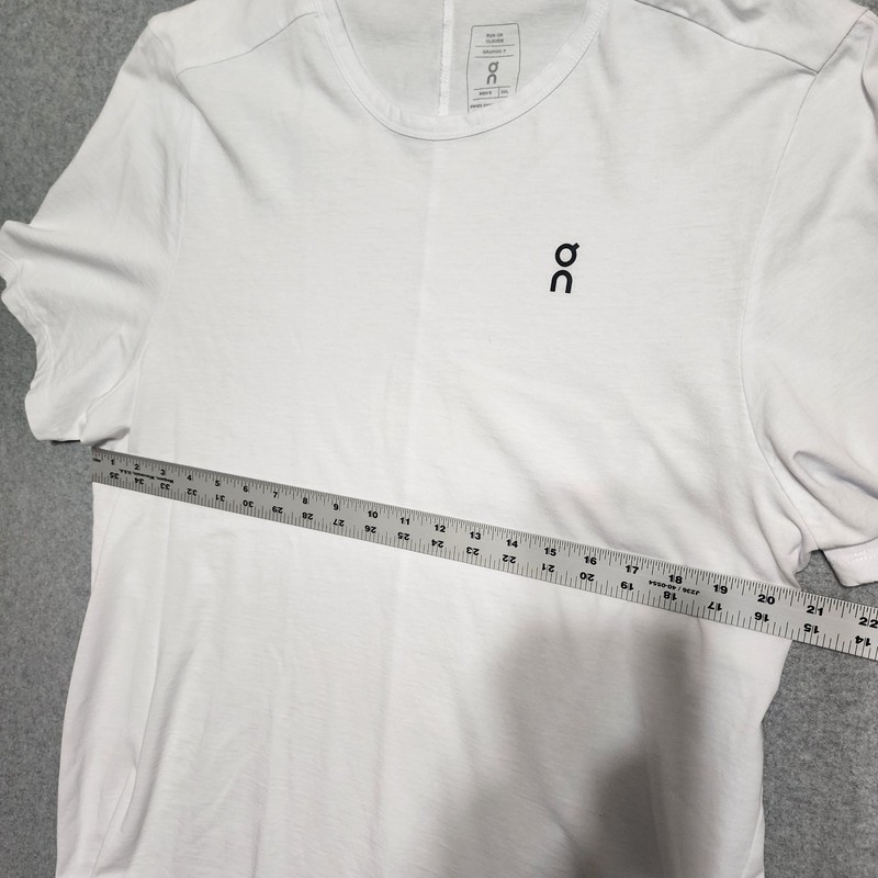 On Cloud Running Performance T Shirt Men's Size XXL 2XL White Graphic-T Cotton gallery