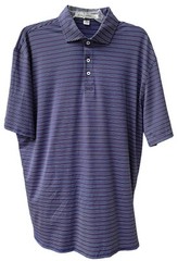 Holderness & Bourne Tailored The Sands Cavalier Striped Golf Polo Shirt Men XL