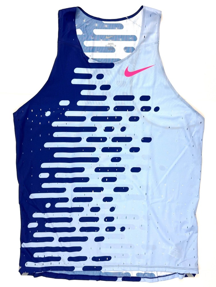 Nike 2023 Pro Elite Singlet Racing Top Olympic DR4846-455 Men´s S-XL