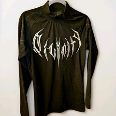 Breathe Divinity Men’s Compression Mock Neck Long Sleeve Graphic Tee M