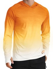 Men’s UPF 50+ Sun Protection Long Sleeve Hoodie Shirts UV Outdoor Fishing Shi…