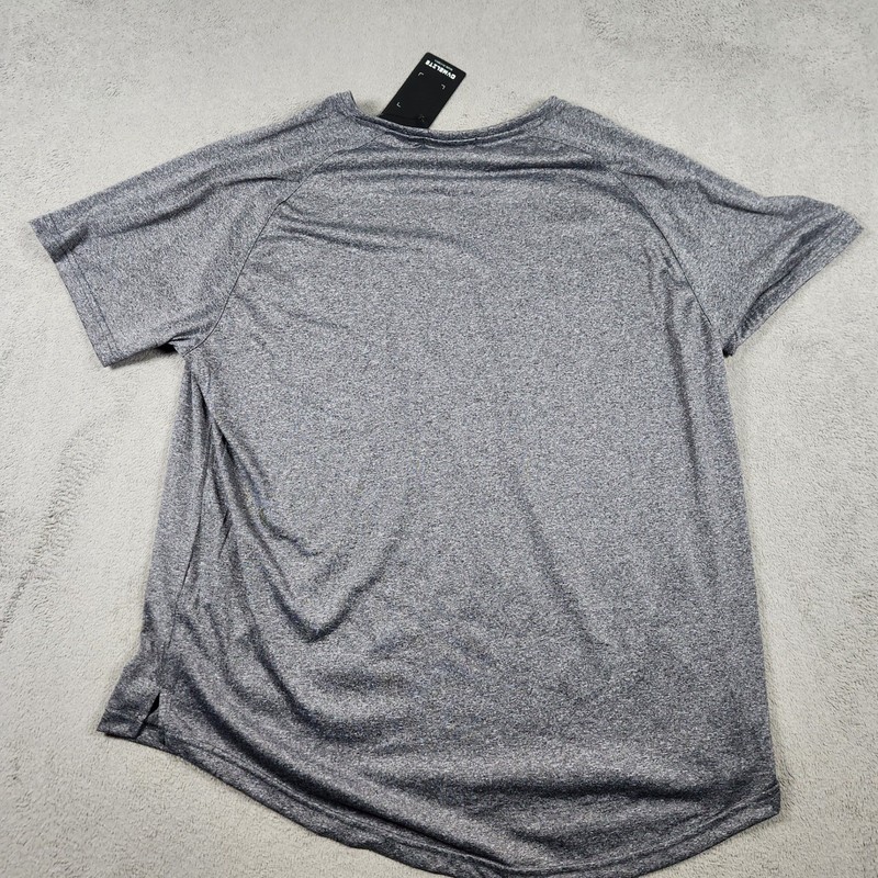 Gymelite Performance Workout T-Shirt Mens size XXL Gray Heather Short Sleeve gallery
