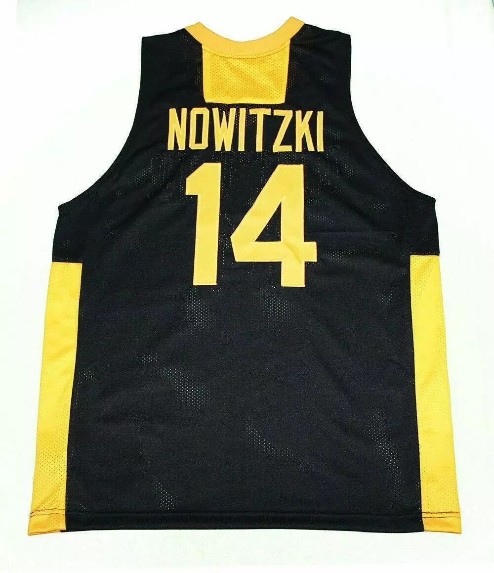 Throwback Dirk #14 Germany Deutschland Basketball Jersey Embroidered Hip Hop gallery