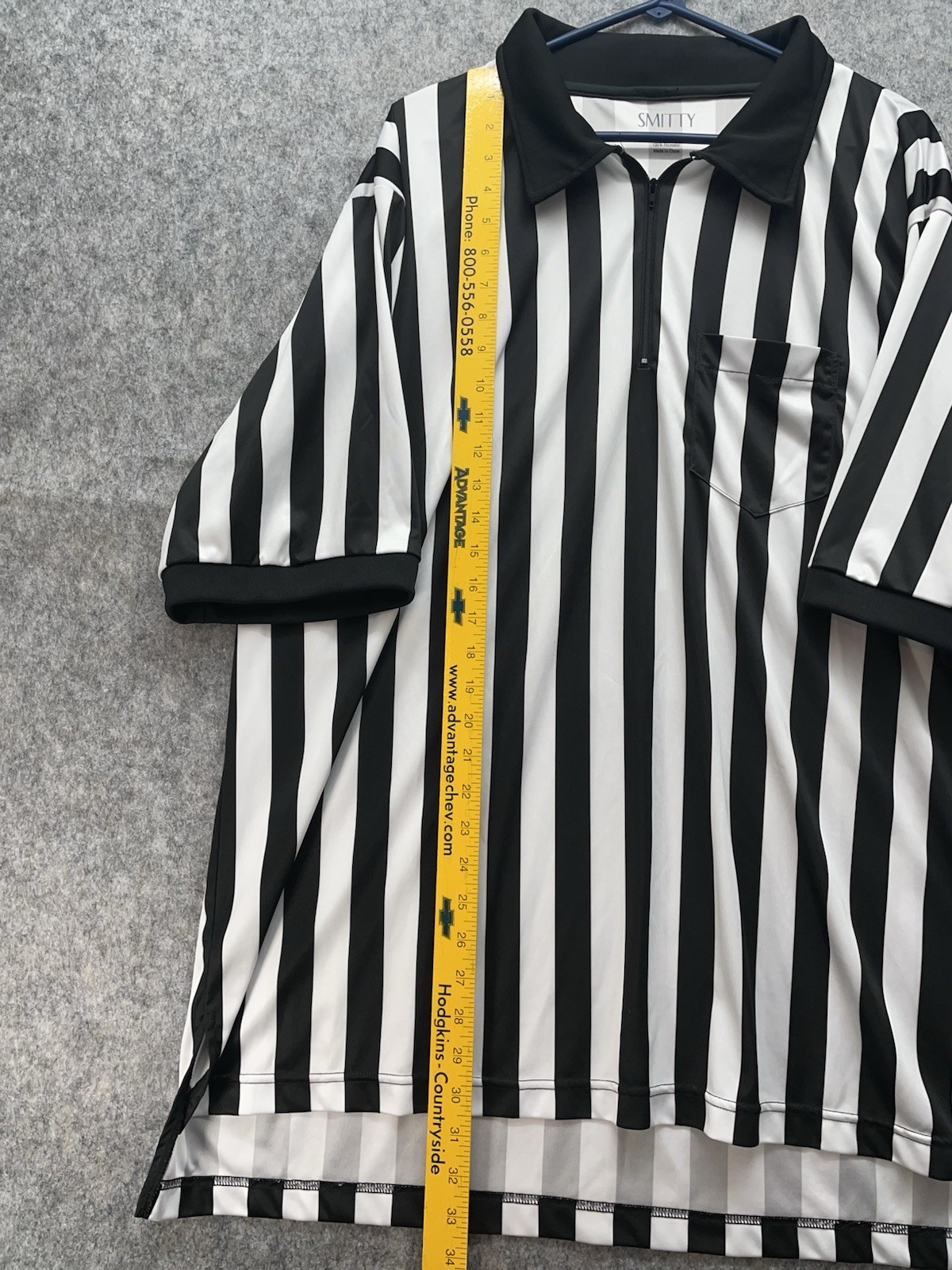 Smitty Referee Shirt 1/4 Zip Mens 3XL Pro-Style Short Sleeve Comfort Tech Pocket gallery