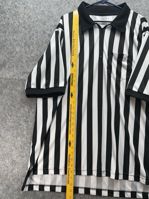 Smitty Referee Shirt 1/4 Zip Mens 3XL Pro-Style Short Sleeve Comfort Tech Pocket gallery