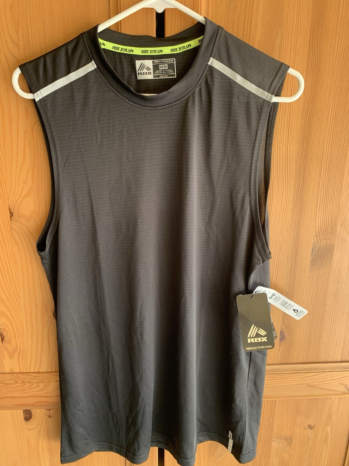Black RBX X-Train Athletic Performance Tank Top Men's Medium New with Tags gallery