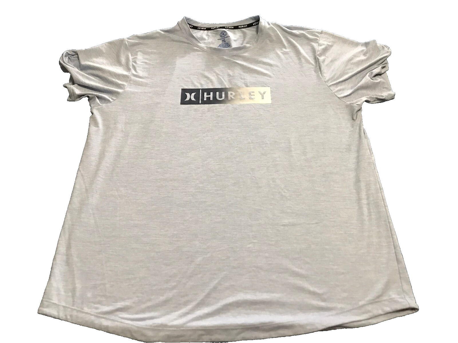 Hurley Graphic Tee Heather Blue Men’s 2XL T-Shirt Beach Casual Surf Lightweight gallery