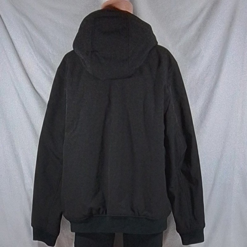 Men's Dockers Sherpa Lined Softshell Hoody Jacket - Black - X-Large - NWOT gallery