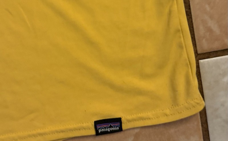 Patagonia Capilene Cool Daily T Shirt Mens Size S Yellow Clean Climbing Active gallery