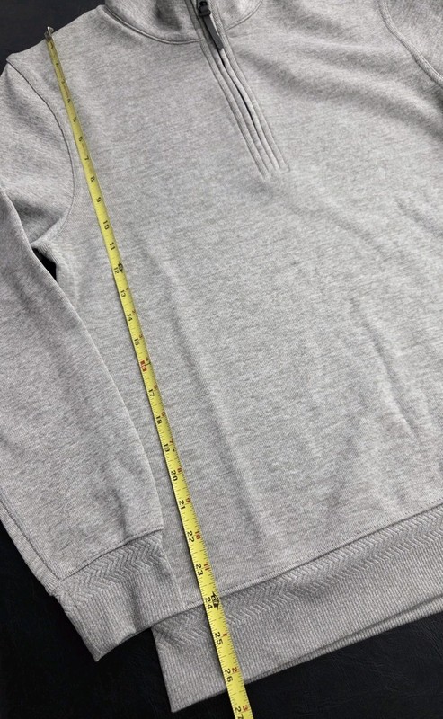 Nike Dri-Fit Player Half Zip Golf Pullover Heather Gray DH0986 Men's Size Small gallery
