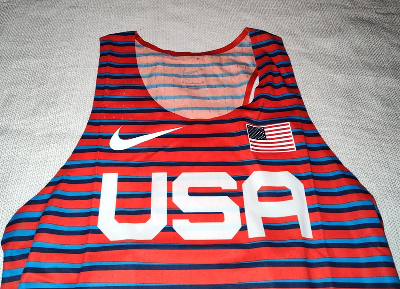 NEW WOT Nike 2023 USA International Team Pro Elite Distance Singlet Small S NEW gallery
