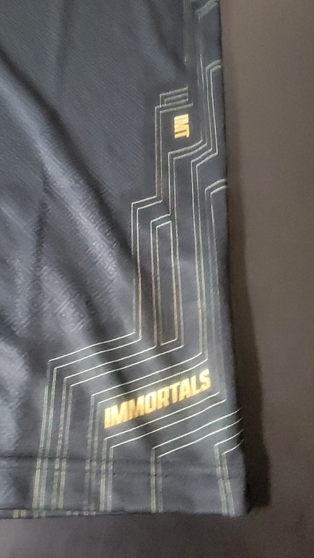 NATIONS Immortals Black Pro Jersey 2021 Short Sleeve Polyester Sz M gallery