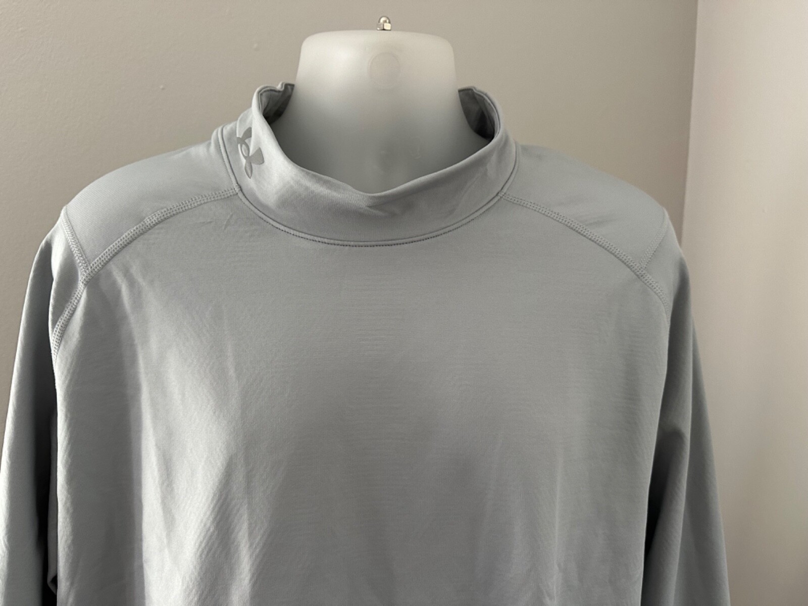 Under Armour Men's Gray ColdGear Infrared Mock Long Sleeve 1368026 Size 3XL gallery