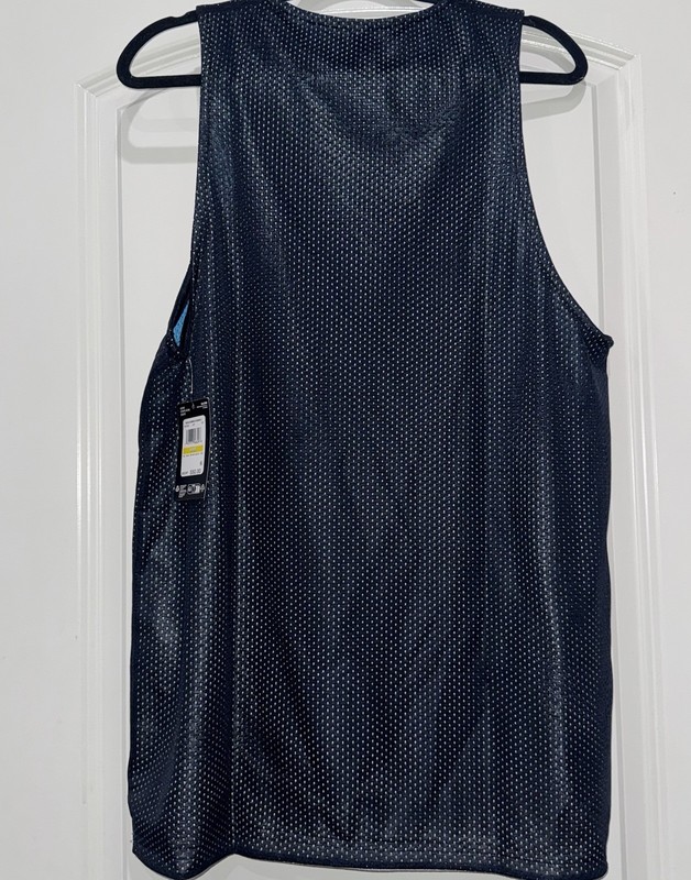 Under Armour Men's Size Medium Black/Blue UA Zone Reversible Basketball Jersey gallery