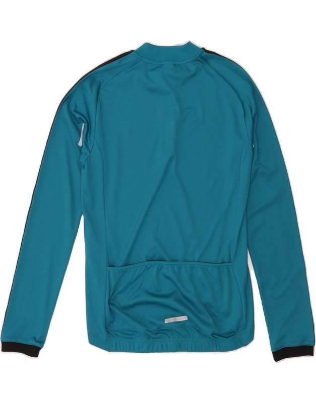 ADIDAS Mens Climalite Pullover Tracksuit Top Small Blue Colourblock DK78 gallery