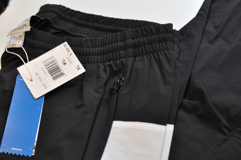 Adidas equipment EQT track pants Mens XL black/white gallery