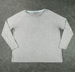 Free Fly Bamboo Long Sleeve Shirt Mens M Gray Soft Stretch Performance Crew Top