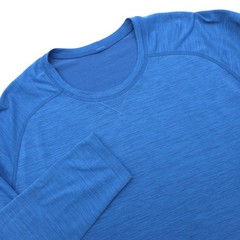 Lululemon Men’s L Blue Metal Vent Tech Shirt Long Sleeve Stretch Your Head Read