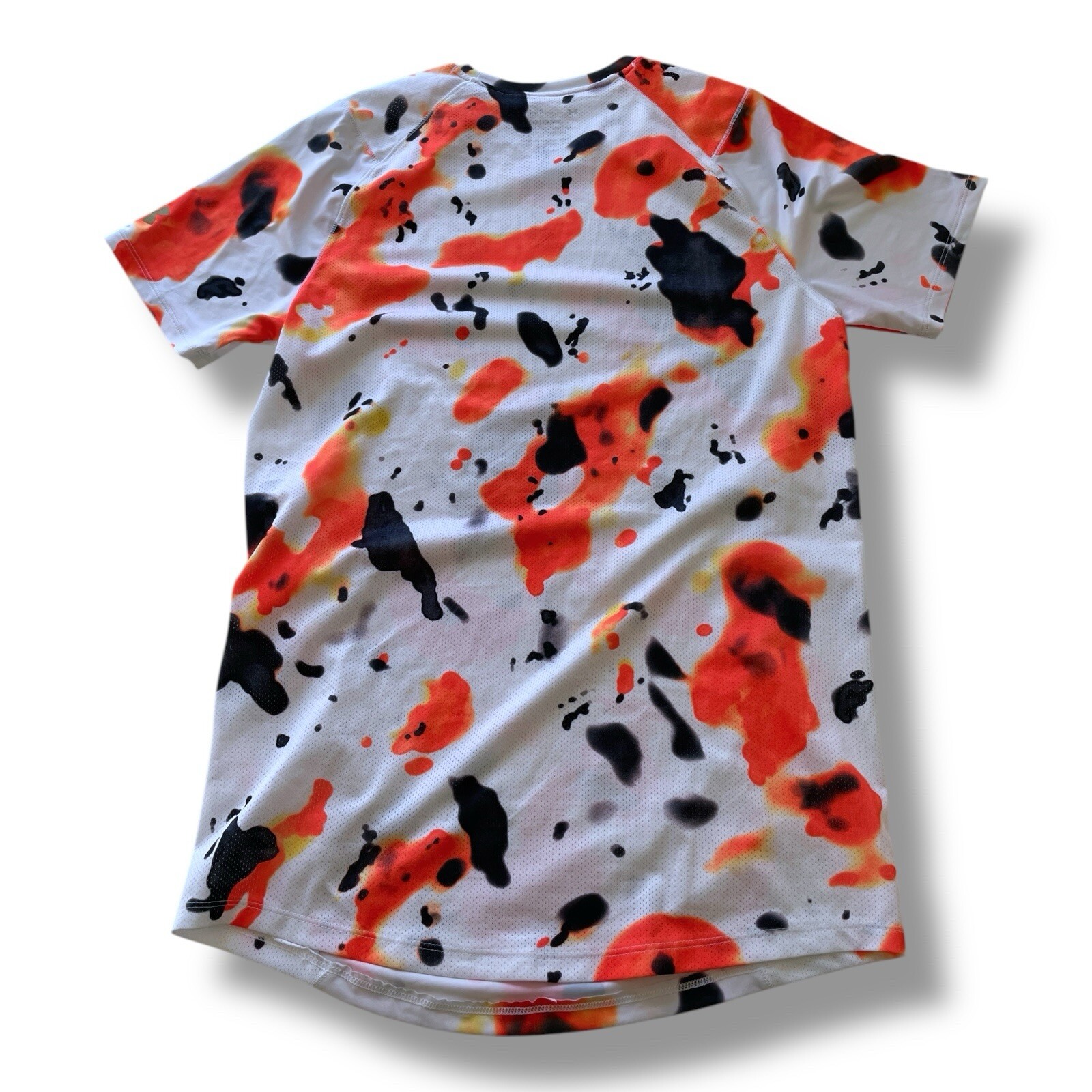 Under Armour Men's Kazoku MK1 Up Stream Shirt Men's Small Snow Camo Orange gallery