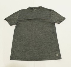 Zelos Mens Active Reflective Moisture Wicking S/S Shirt MC9 Black/Gray Small NWT