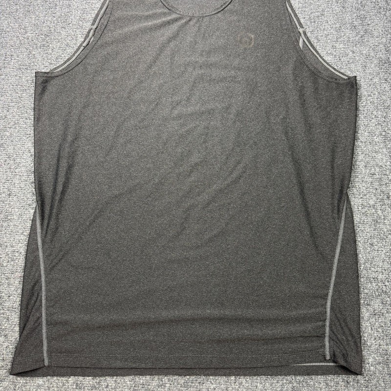 Neleus Shirt Mens 2XL Grey Performance Tank Sleeveless Gym Fitness Workout gallery
