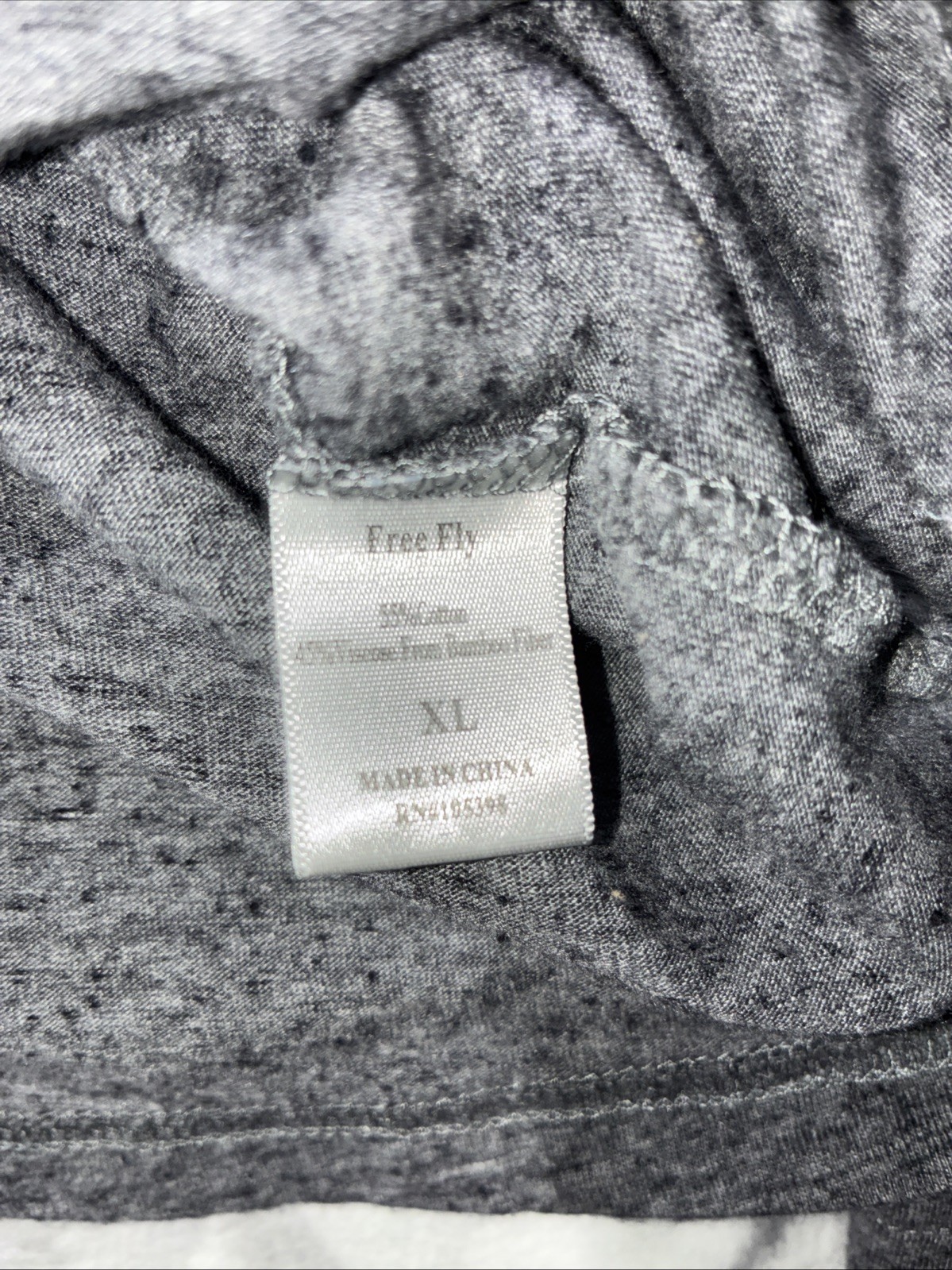 Free Fly Henley Shirt Mens Size XL Gray Long Sleeve Bamboo Cotton Viscose gallery