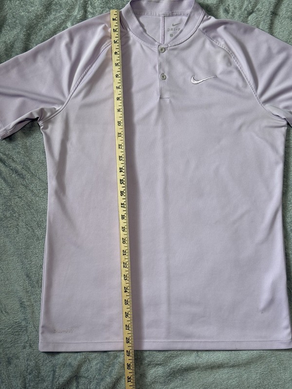 Nike Court Dri-Fit Victory Blade Polo Golf Tennis Shirt Men’s M Lilac FAST SHIP! gallery