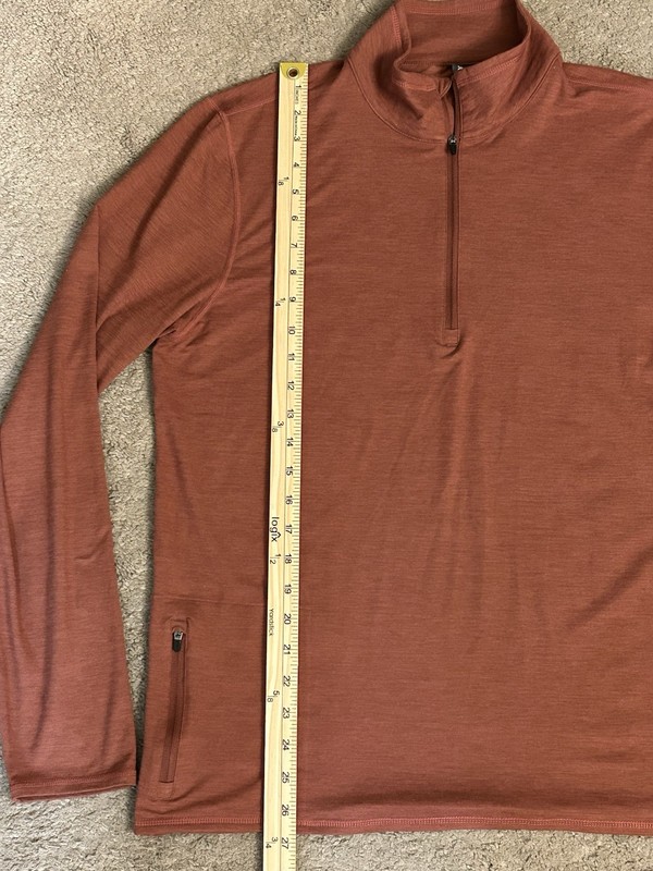 Vuori Men's Ease Performance 1/2 Zip Pullover V221 - Orange/Red - Large gallery