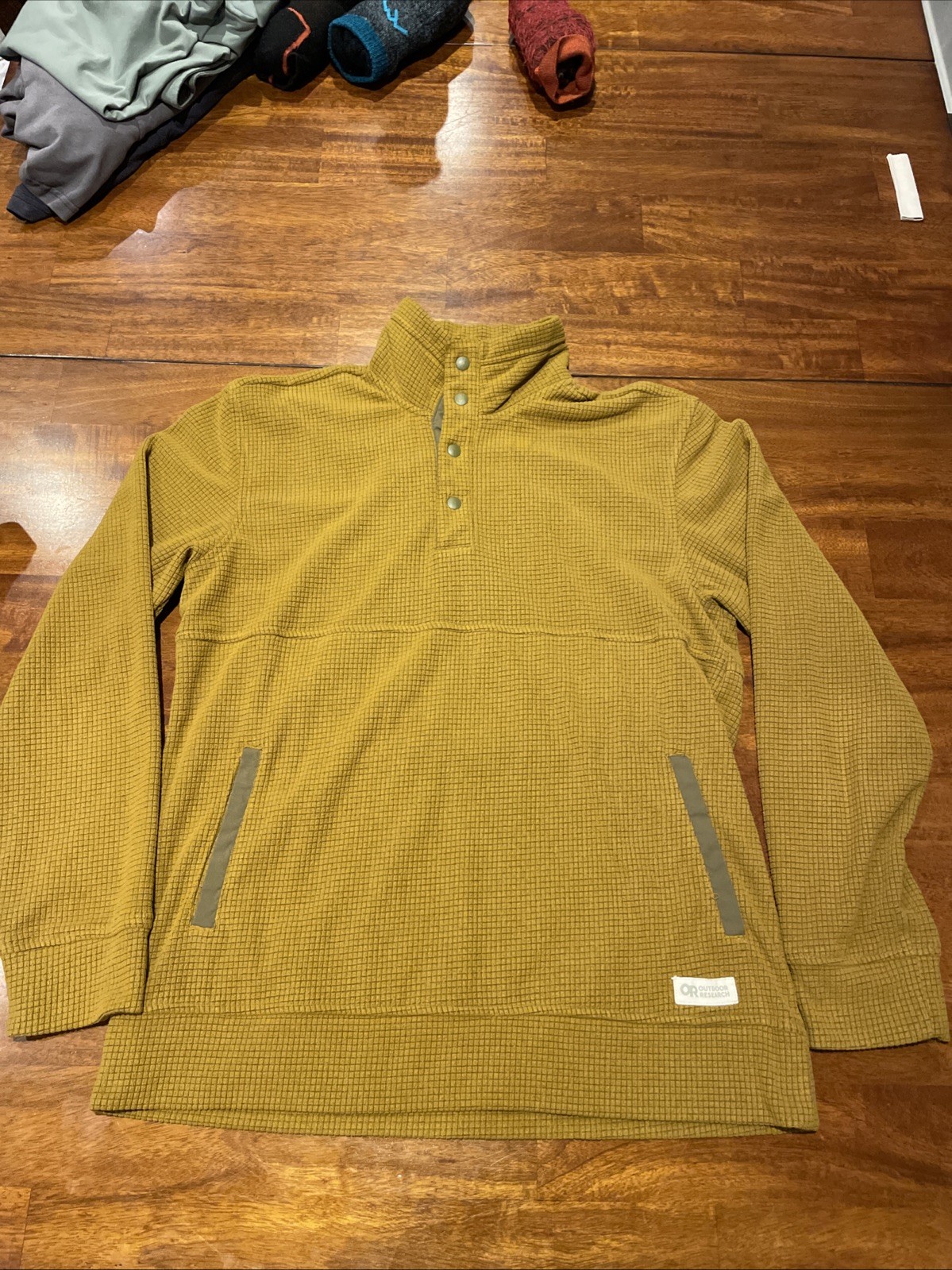 Outdoor Research Pullover Men’s Small Trail Mix Snap Waffle gallery