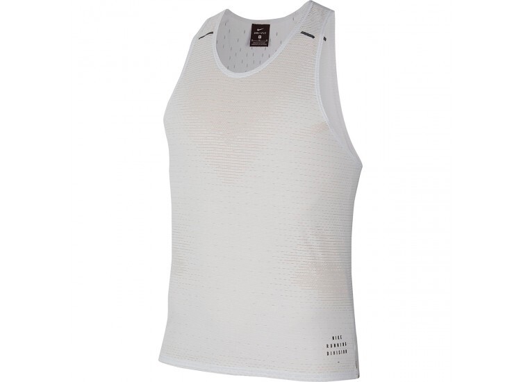 NIKE RUN DIVISION ADAPT Running Tank CU5542-043 Size XL PURE PLATINUM MSRP $80 gallery