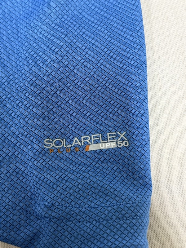 SIMMS Solarflex Plus UPF 50 1/4 Zip Pullover Fishing Mens Medium Blue 160 gallery