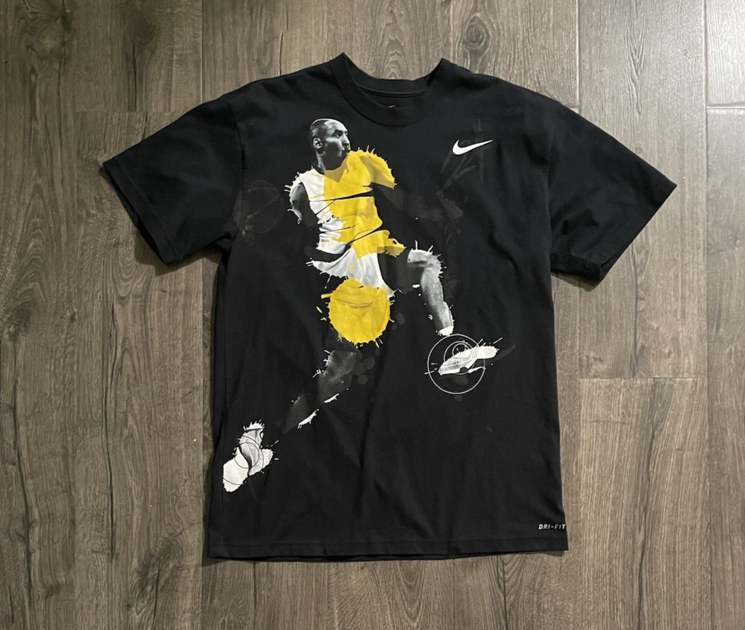 Men Nike Kobe Bryant Black Mamba Los Angeles LA Lakers Dri Fit Basketball Shirt gallery