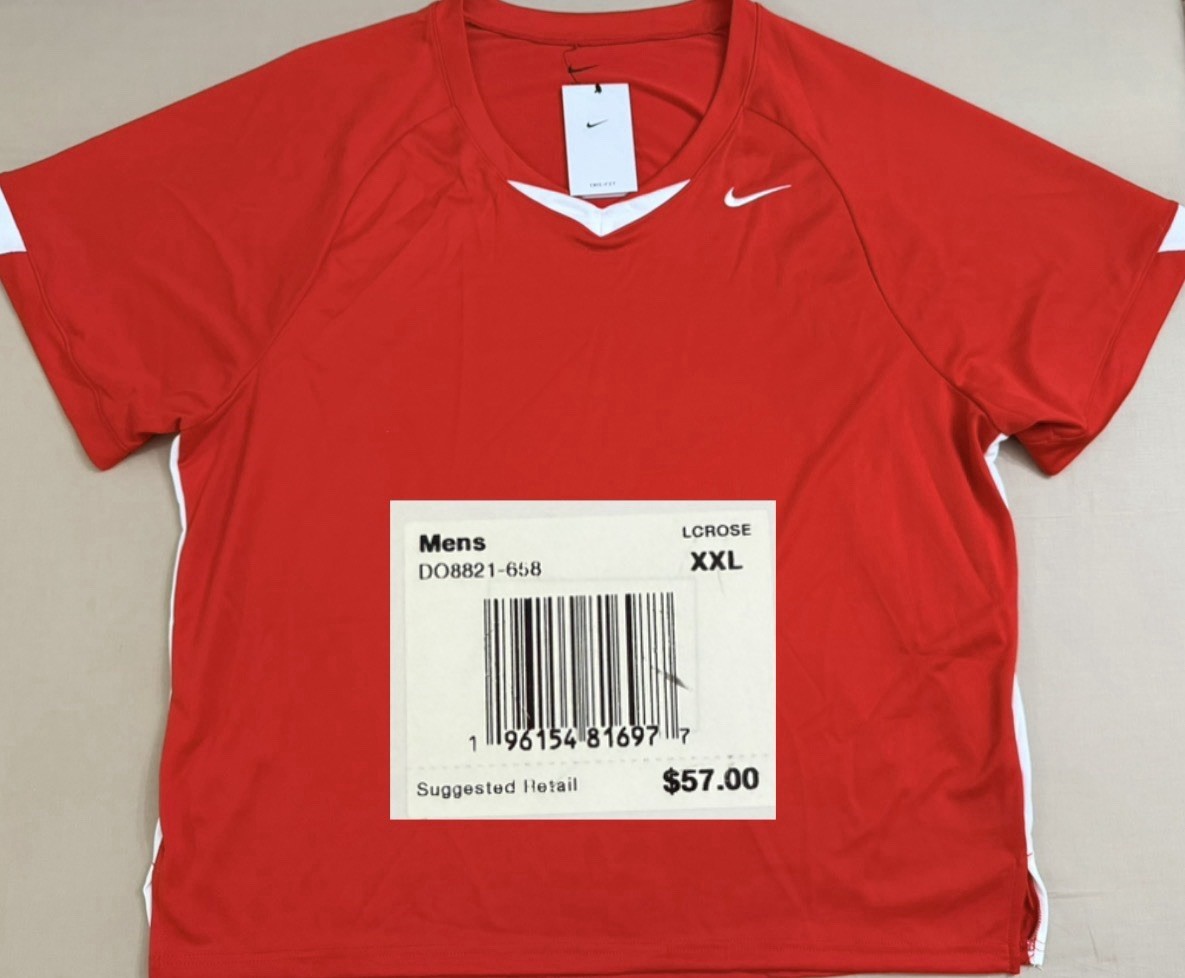 NEW..MEN XXL NIKE DF STOCK ELITE LACROSSE JERSEY gallery