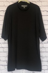 PEBBLE BEACH Men’s Shirt Pullover Black Short Sleeve Size XXL Embroidered EUC